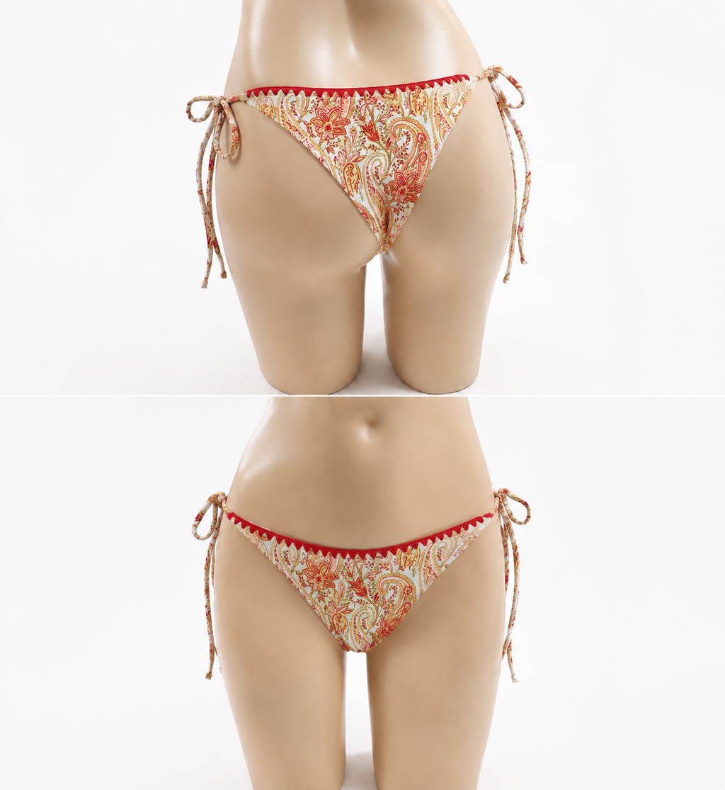Coral Triangle Bikini Bottom - AZURE